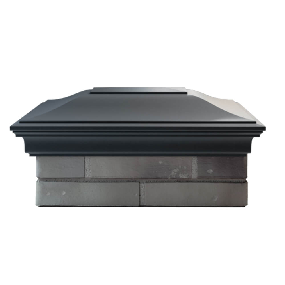 Колпак Zking Монблан Серый на столб 2х1.5 кирпича (515х385мм)