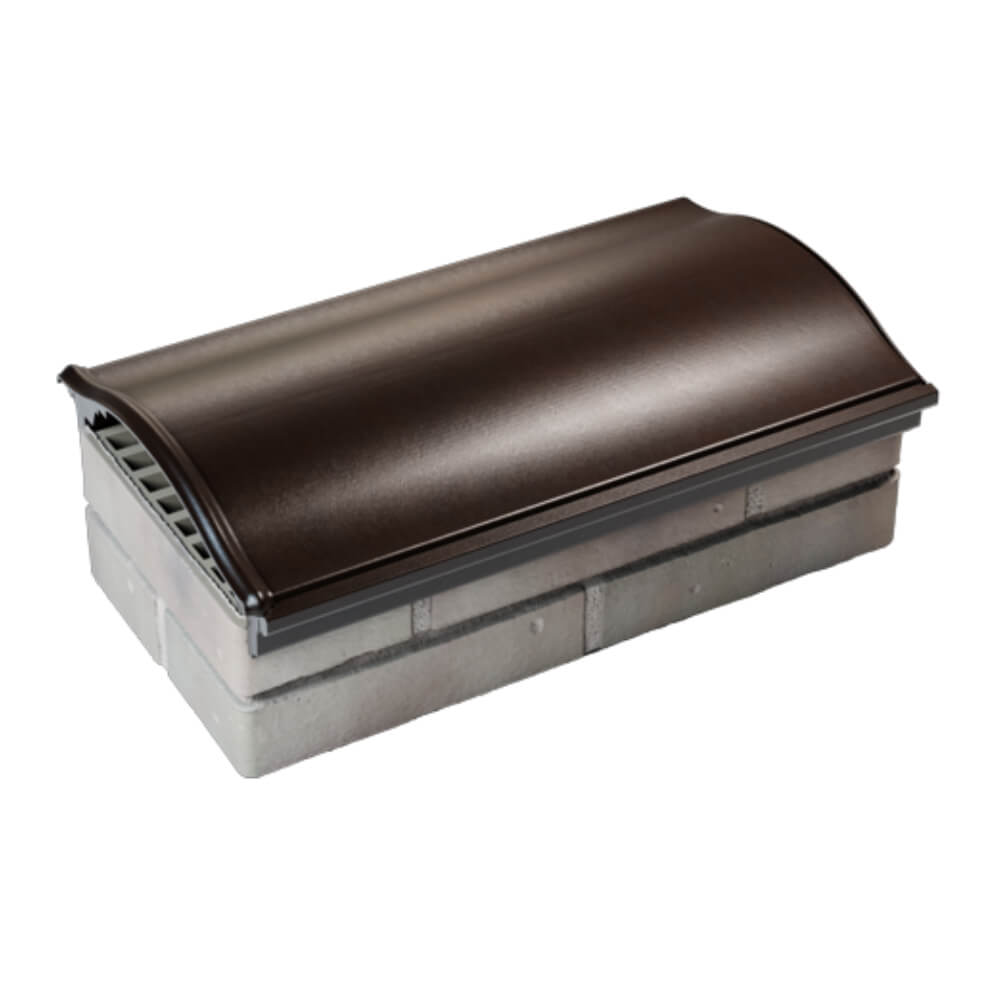 Парапет Zking Монблан Коричневый посадка на 1 кирпич (200/225/255мм)